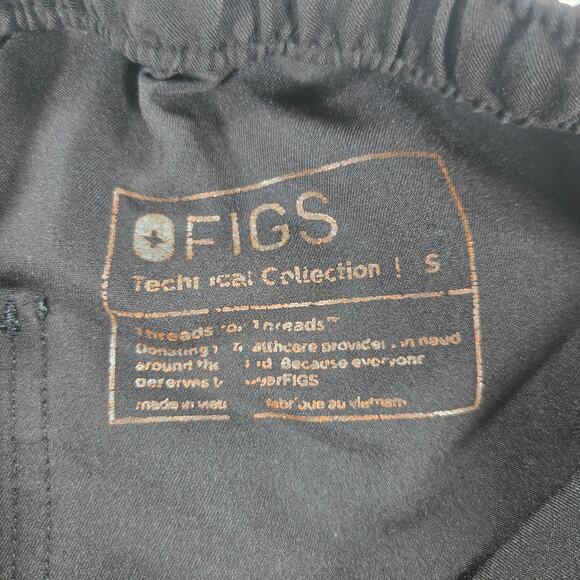 Figs Medical Healthcare Cairo Brown Black Scrub Pants Men's Size Small - Picture 3 of 7